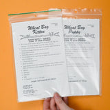 L.A. Designs Warm Up With Wheat Bag Puppies + Kittens Sewing Patterns
