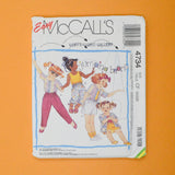 McCall's 4734 Children's Shirt, Top, SAkirt, Pants or Shorts Sewing Pattern - Size CF (4-6)