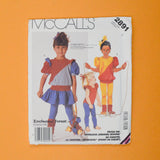 McCall's 2891 Children's Dress, Top, Bodysuit, Tights and Leg Warmers Sewing Pattern - Size 4