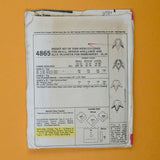 McCall's 4865 Misses' Tops with Embroidery Transfers Sewing Pattern - All Sizes Included