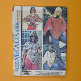 McCall's 4865 Misses' Tops with Embroidery Transfers Sewing Pattern - All Sizes Included