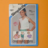 Simplicity 6420 Girls' Set of Pullover Tops Sewing Pattern - Size 10