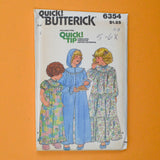 Butterick 6354 Children's Nightgown & Robe Sewing Pattern - Sizes 5-6X