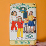 Butterick 6590 Cabbage Patch Kids Childrens' Vest, Top, Skirt and Pants Sewing Pattern - Size 6