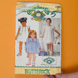 Butterick 6595 Cabbage Patch Kids Childrens' Dress & Transfer Sewing Pattern - Size 5