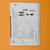 Simplicity 6628 Teen Boys' Unlined Jacket, Pants and Shorts Sewing Pattern - Size H (14-18)