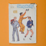 Simplicity 6628 Teen Boys' Unlined Jacket, Pants and Shorts Sewing Pattern - Size H (14-18)