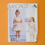 McCall's 3021 Children's Dress and Slip Sewing Pattern - Size CF (4-6)