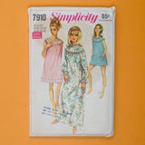 Simplicity 7910 Misses' and Women's Nightgown with Bloomers Sewing Pattern - Size Medium
