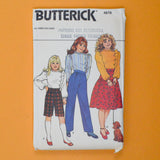 Butterick 4678 Girls' Blouse, Pants, Shorts & Skirt Sewing Pattern - All Sizes Included