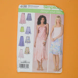 Simplicity 4138 Misses' / Miss Petite Design Your Own Skirt Sewing Pattern - Size K5 (8-16)