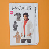 McCall's M6802 Misses'/Women's Cardigans Sewing Pattern - Size B5 (8-16)