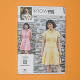 Know Me ME2031 Misses' Dress Sewing Pattern - Size K5 (8-16)