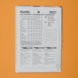 Burda 3827 Baby Coordinates Sewing Pattern - Size 6M - 3
