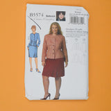 Butterick B5574 Misses'/Women's Jacket and Skirt Sewing Pattern - Size Woman (XXL-6X)