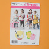 Simplicity 2295 Childs' Aprons, Bags, Potholder and Felt Accessories Sewing Pattern - Size A (S-L)