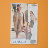Vogue 7863 Misses' Jacket & Top Sewing Pattern - Size 12-16