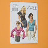 Vogue V8034 Misses' Tops Sewing Pattern - Size D (12-16)
