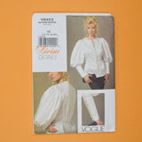Vogue V8453 Misses' Blouse Sewing Pattern - Size EE (14-20)