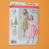 Simplicity 1459 Misses'/Miss Petite Dress and Cummerbund Sewing Pattern - Size 8-16