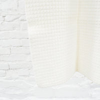 White Dense Quilted Scarf - 19" x 46" Default Title