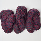 Maroon + Navy Two-Tone Twisted Yarn - 3 Skeins