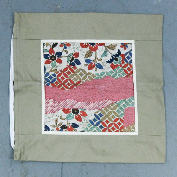 Floral Quilted Pillowcase - 20" x 21"