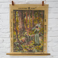 Collection D'Art Regal Tapestry Australiana Painted Needlepoint Canvas - 17" x 23"