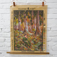 Collection D'Art Regal Tapestry Australiana Painted Needlepoint Canvas - 17" x 23"