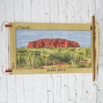 L'Etoile Ayers Rock (Uluru) Painted Needlepoint Canvas - 15" x 28"