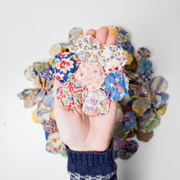 Vintage Hand-Pieced Hexagon Bundle