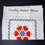 Country Stencil Pillow Cut-Out - 34" x 46"