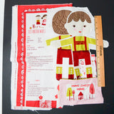 Doll Printed Fabric Panel - Cut Out