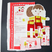 Doll Printed Fabric Panel - Cut Out