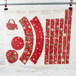 Christmas Fabric Basket Printed Fabric Panel - 36" x 44"