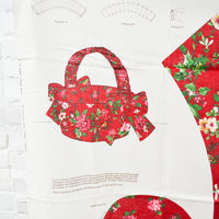 Christmas Fabric Basket Printed Fabric Panel - 36" x 44"