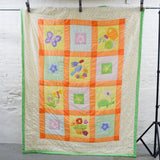 Little Tikes Pastel Gardening Applique Quilt - 68" x 86"