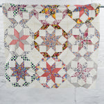 Hexagon Star Pieced Quilt Top - 51" x 51"