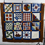 Story of the Underground Railroad Sampler Pieced Quilt Top - 66" x 66"
