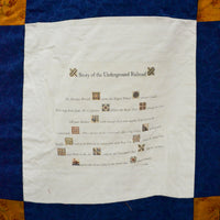 Story of the Underground Railroad Sampler Pieced Quilt Top - 66" x 66"
