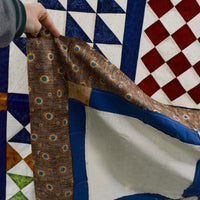 Story of the Underground Railroad Sampler Pieced Quilt Top - 66" x 66"