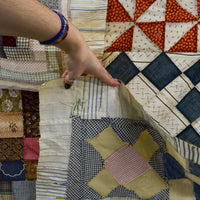 Faded Sampler Quilt Top - 50" x 68"