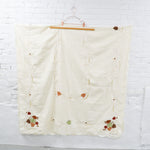 Cutwork + Autumn Leaves Embroidery Polyester Tablecloth - 60" x 120"