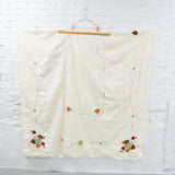 Cutwork + Autumn Leaves Embroidery Polyester Tablecloth - 60" x 120"