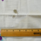 Pink + Purple Floral Vintage Tablecloth - 42" x 50"