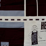 Hershey Bar Costume, Wallhanging, or Pillow Printed Fabric Panel - 58" x 92"