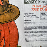 Daisy Kingdom tin Hat Jack Door Panel Printed Fabric Panel, Repeats 5 Times - 45" x 168"