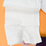 White Dotted Damask Tablecloth + 1 Napkin