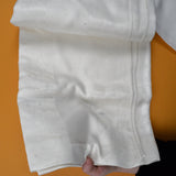 White Dotted Damask Tablecloth + 1 Napkin