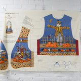 Scarecrow Vest Cut & Sew Fabric Panel - 36" x 60"